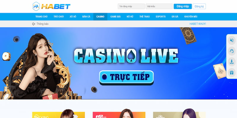 Các trò chơi casino tại nhà cái cũng có sức hấp dẫn rất lớn