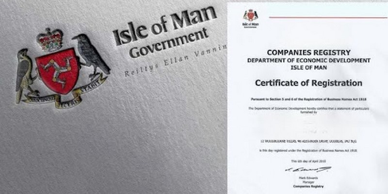 Giấy phép hoạt động của tổ chức Isle Of Man có trách nhiệm giám sát quản lý các hoạt động